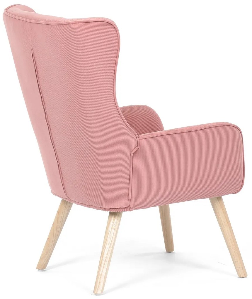 Fotel na uszach PINK2, różowy