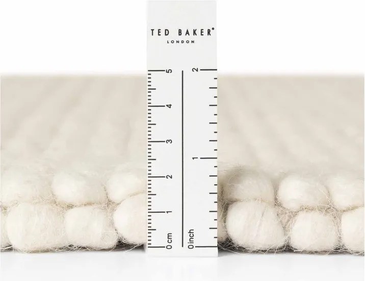 Kremowy wełniany okrągły dywan tkany ręcznie ø 200 cm Richmond Diana – Ted Baker