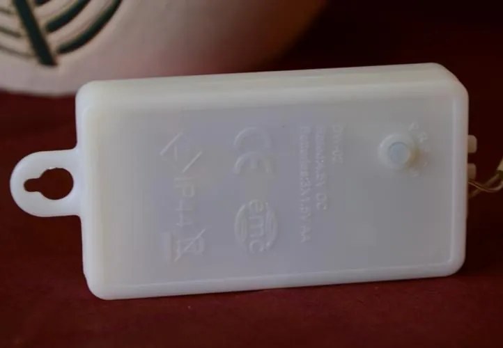 Świąteczny LED łańcuch - 5 m, 50 diod, ciepła biel