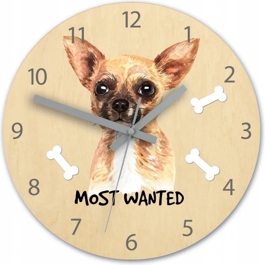 Zegar ścienny cichy do pokoju dziecięcego drewniany nowoczesny dekoracyjny