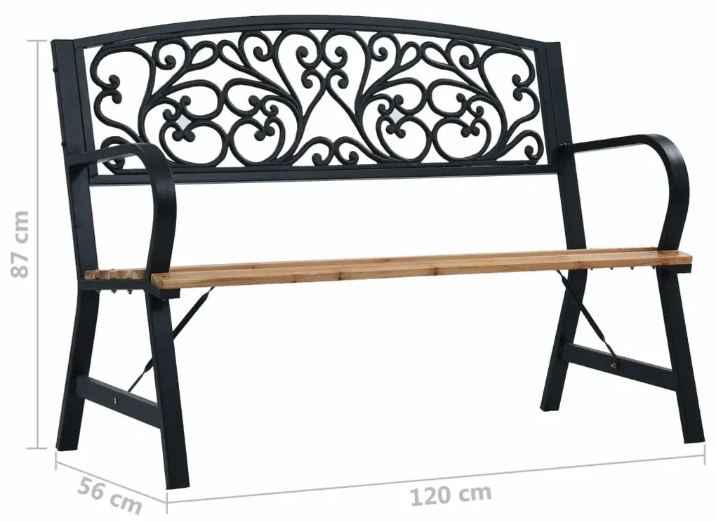Klasyczna ławka ogrodowa N6-D24