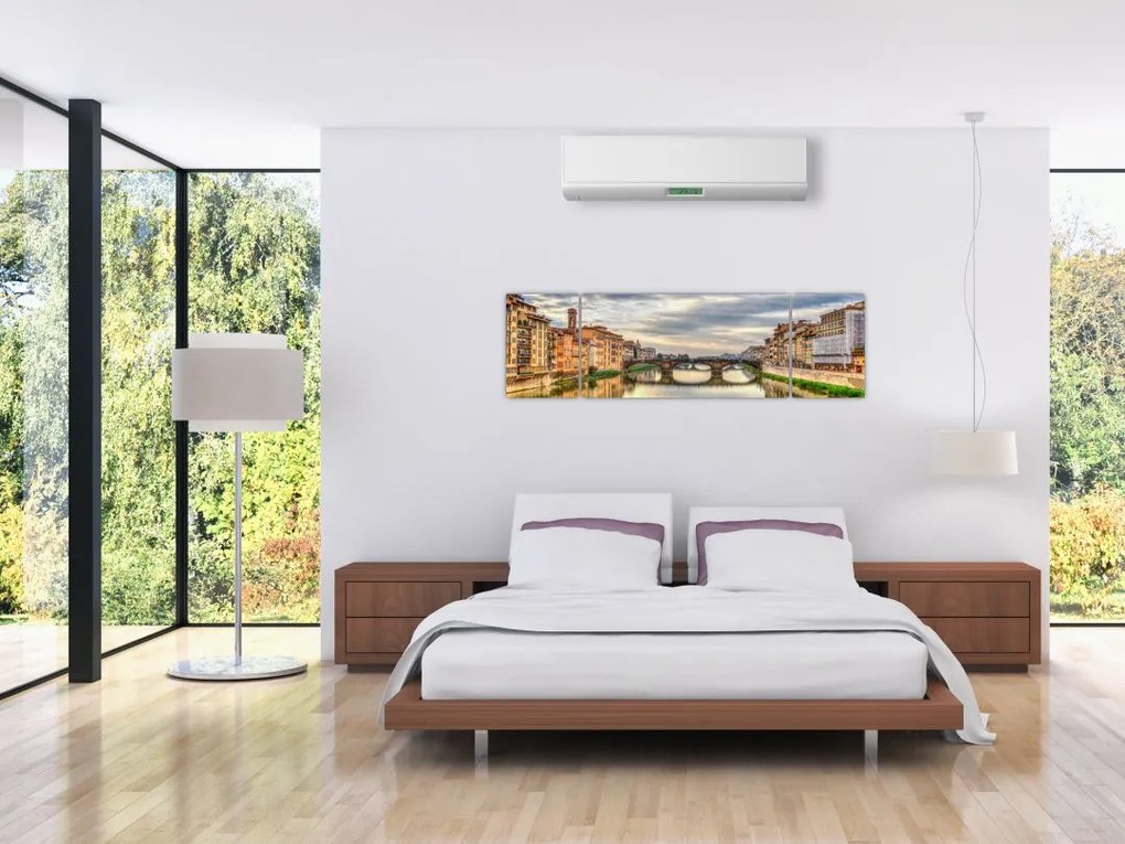 Obraz - Most przez rzekę (170x50 cm)