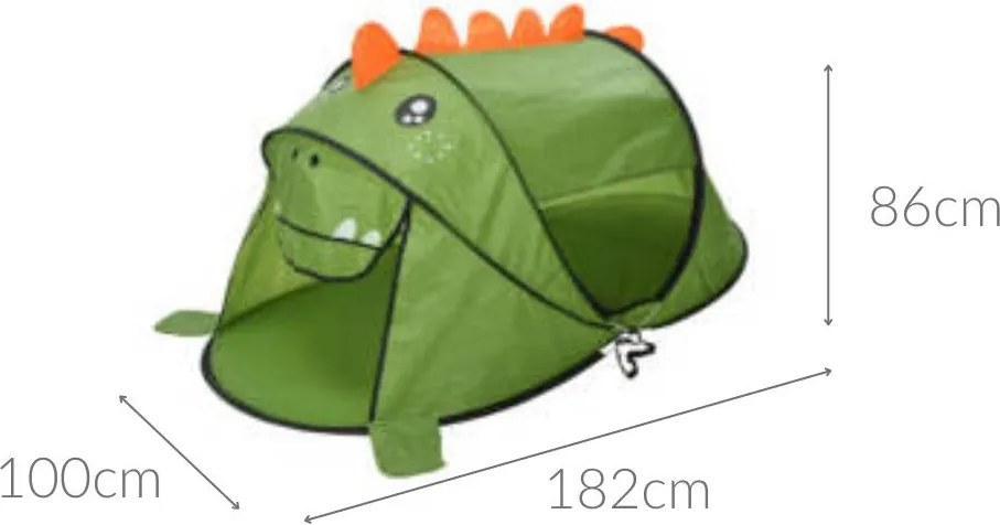 Namiot plażowy dla dzieci, ochrona przed UV, 180 x 100 cm