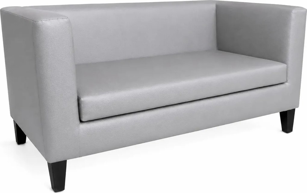 Sofa Monaco : Kolor nogi - Venge, Kolor tkaniny - EKO-SKÓRA - 22D, Typ tkaniny - Eko-skóra , Wysokość nogi - 15 cm