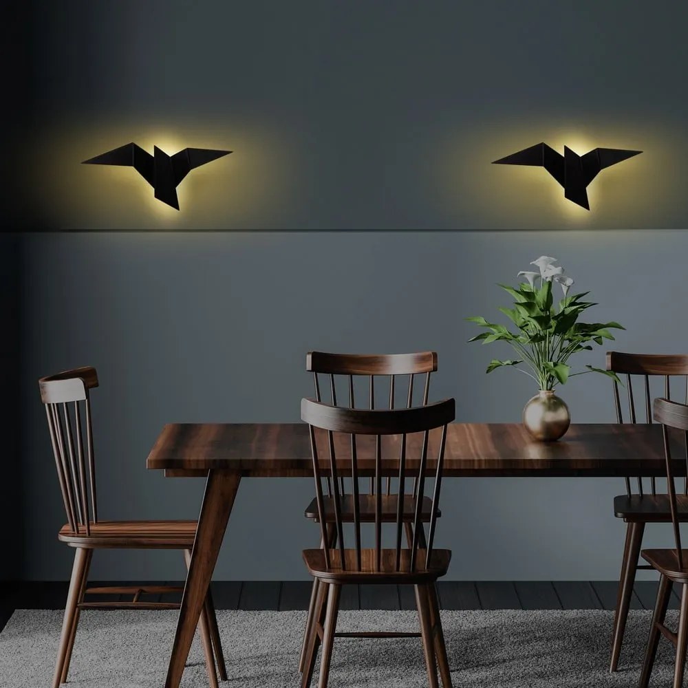 Czarny kinkiet LED Pacali – Opviq lights