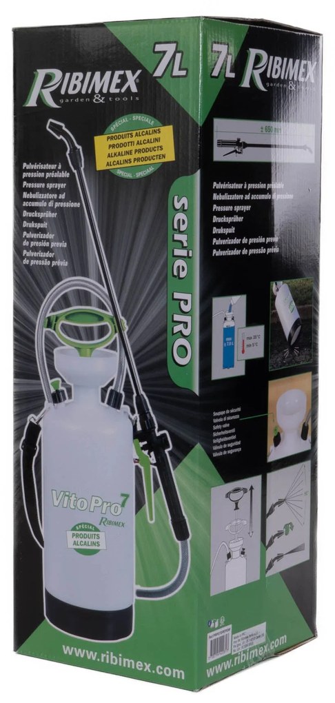 Opryskiwacz ciśnieniowy ręczny VITO PRO7 RIBIMEX, 6,85 l