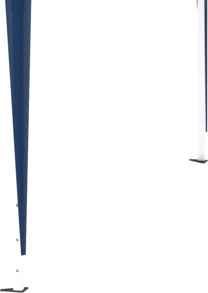 Outsunny namiot ogrodowy 3x3 m niebieski składany z regulacją wysokości UV ochrona Aosom PL