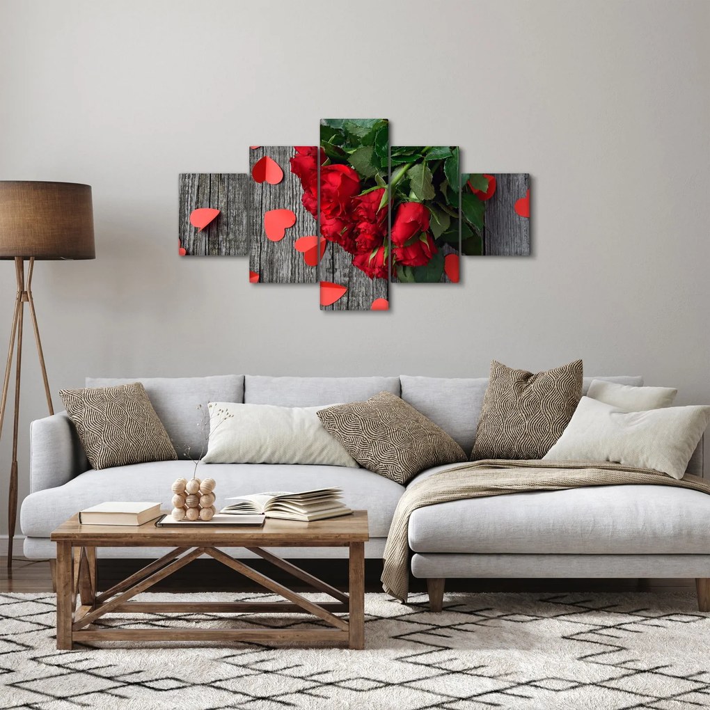 Obraz róż (125x70 cm)