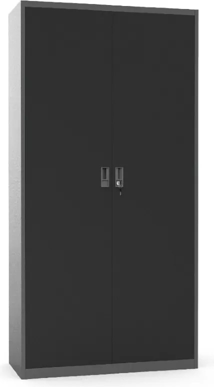 Szafa warsztatowa G1, 1800 x 900 x 380 mm, 4 półki, ciemnoszara