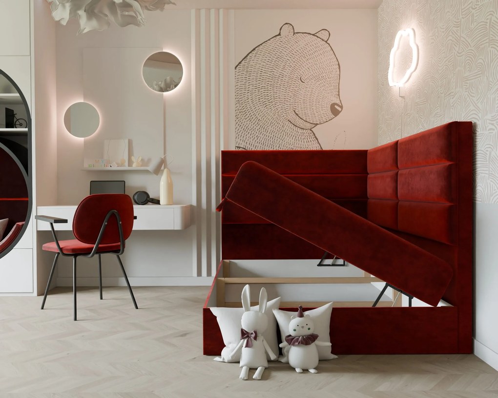 Łóżko dziecięco-młodzieżowe MILAN 2 - 100x200