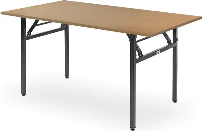 Prostokątny stół konferencyjny składany buk E7-T00