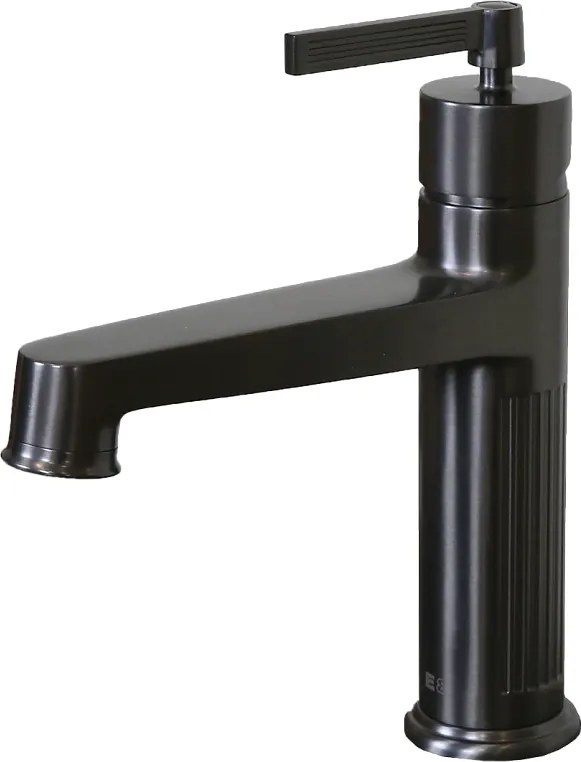 Louxor bateria umywalkowa niska szary metaliczny - Essebagno