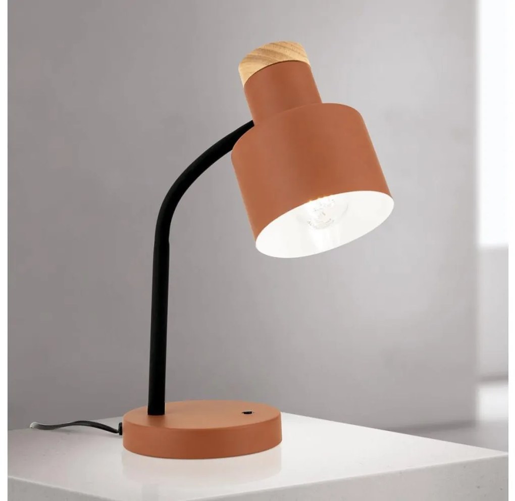 Orion - Lampa stołowa GILI 1xE27/40W/230V ceglana