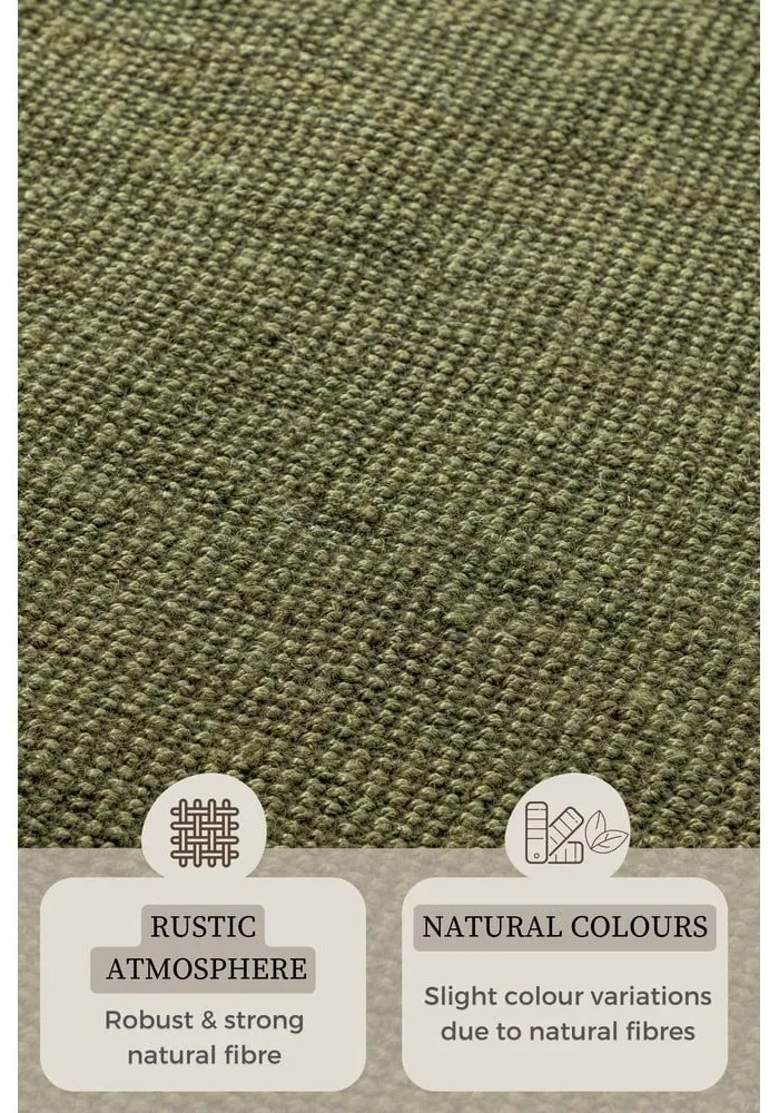 Dywan z juty w kolorze khaki 120x170 cm Bouclé – Hanse Home