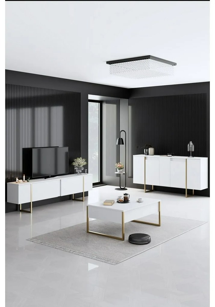 Szafka Luxe White and Gold