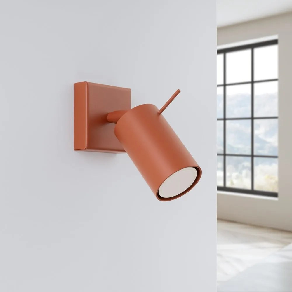 Ceglasta lampa punktowa 8x16 cm Etna – Sollux