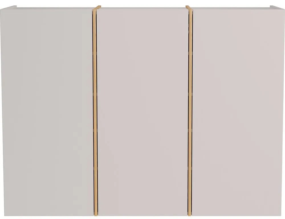 Kremowa szafka pod przedpokoju 138x103x38 cm Libbiano – Germania