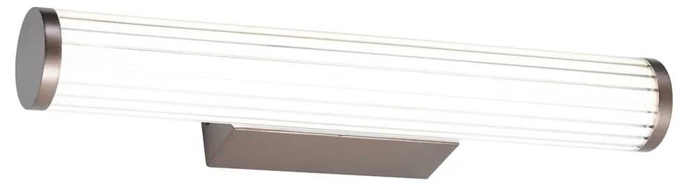 Lampa ścienna retro brązowa 40,4 cm z LED IP44 - Coco