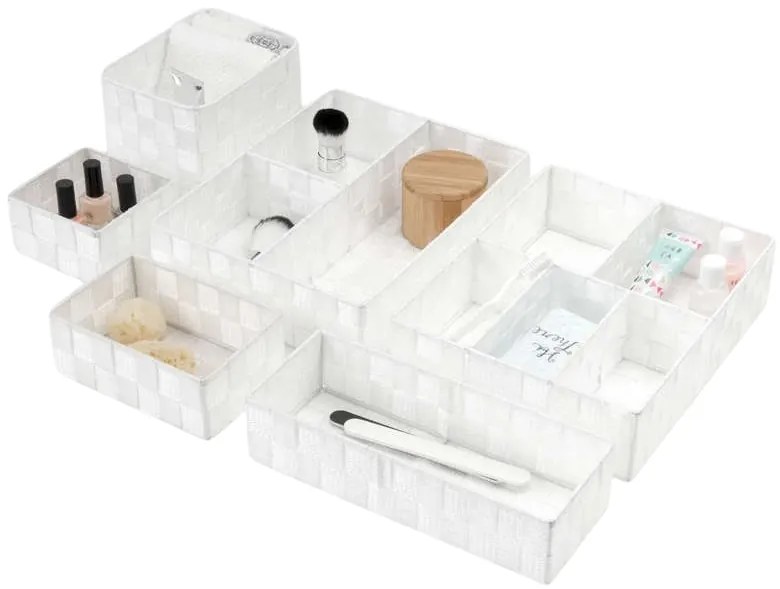 Compactor Organizer do przechowywania w szufladzie S TEX, 12 x 12 x 7 cm, biały, S