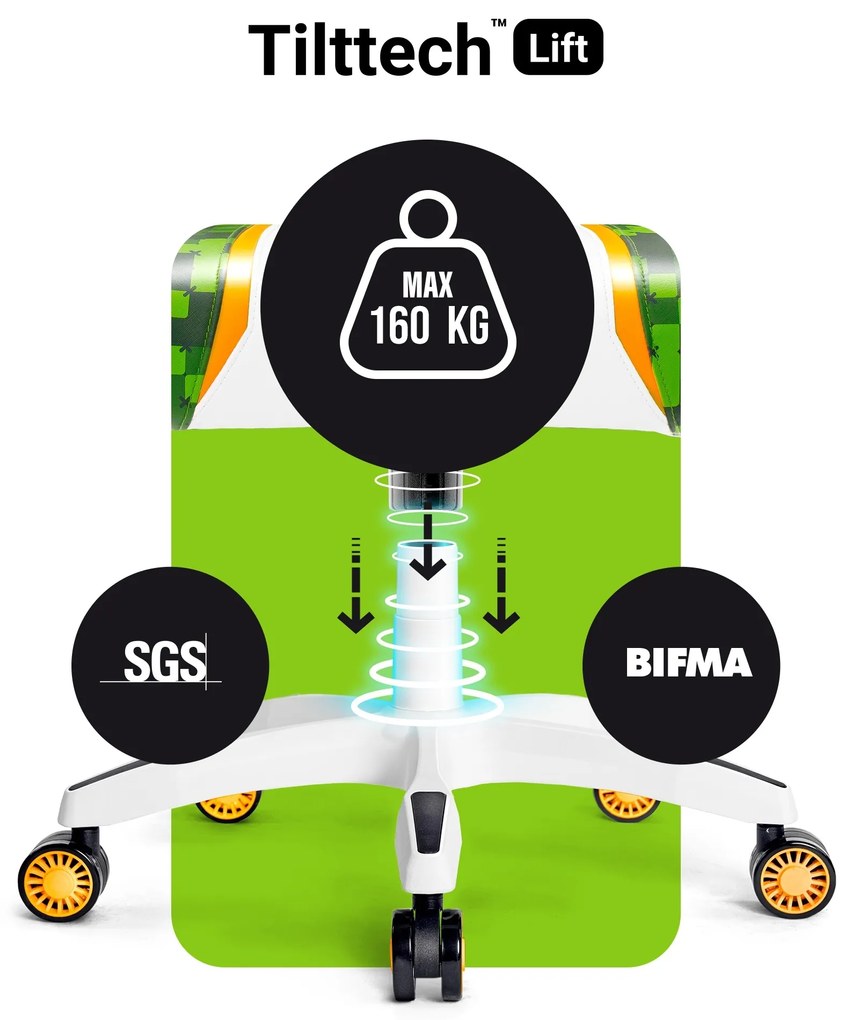 Fotel gamingowy Diablo X-One 2.0 King Size, Craft Edition