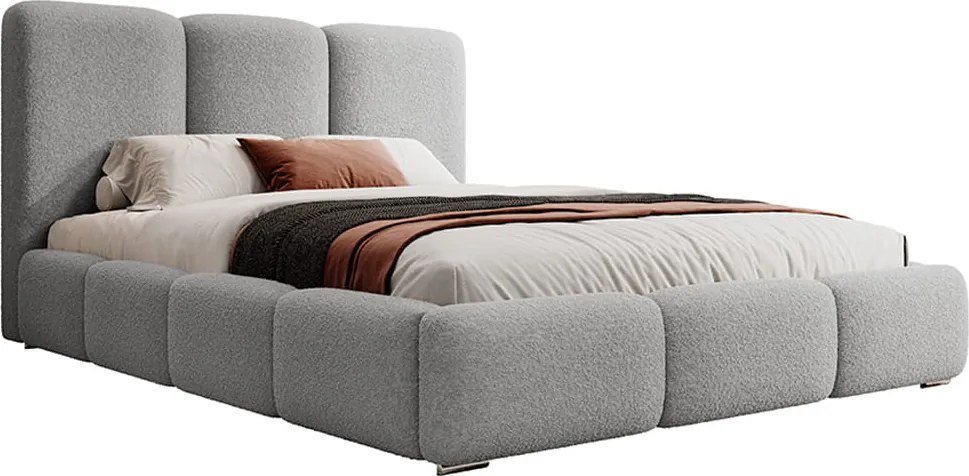 Łóżko tapicerowane ABBI z pojemnikiem na pościel