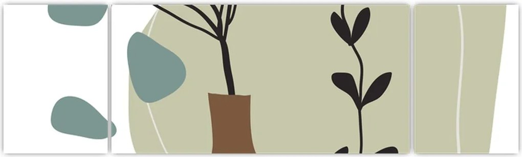 Obraz - Kwiaty w wazonie N⁰2 (170x50 cm)