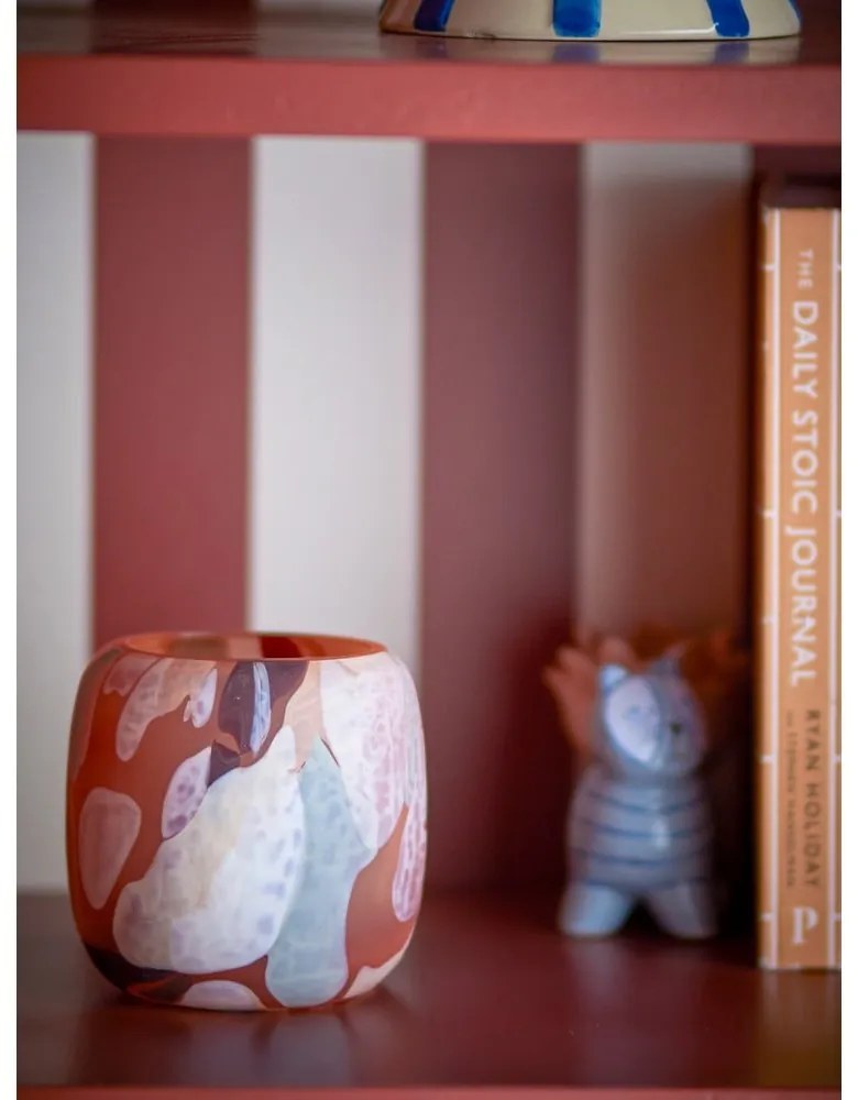 Szklany świecznik na świeczkę typu tealight Karan – Bloomingville