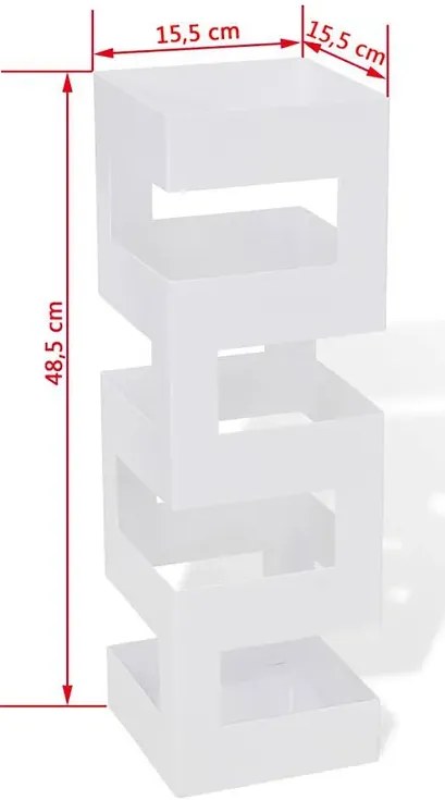 Biały designerski stojak na parasole W6-D79