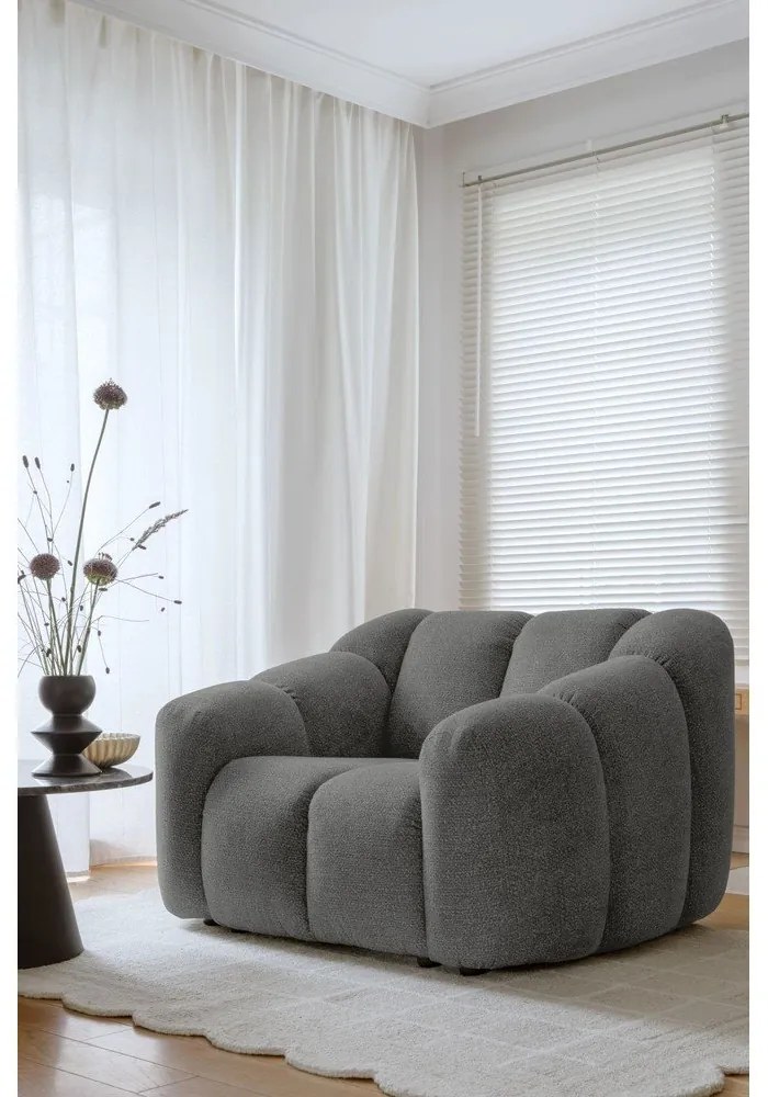 Szary fotel Shell – Miuform