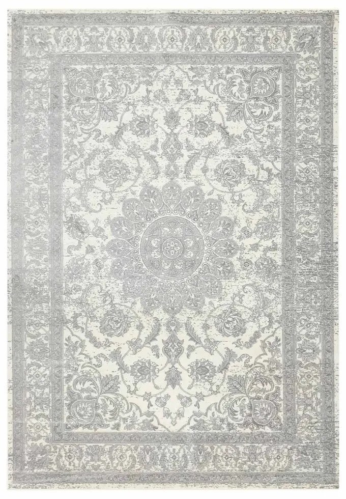 Jasnoszary dywan z mieszanki bawełny 140x200 cm Persan – douceur d'intérieur
