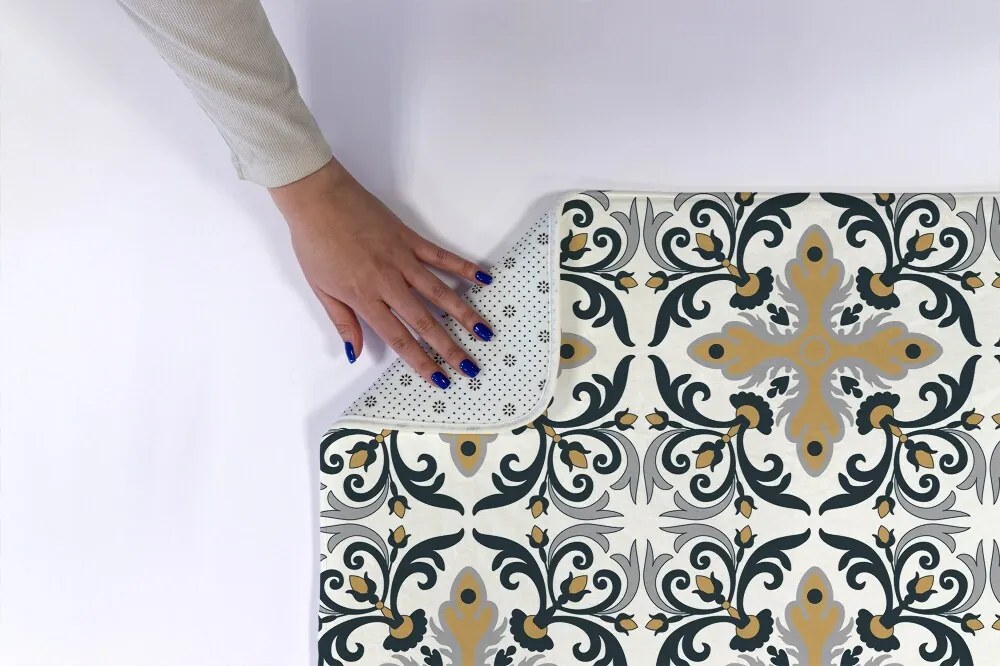 Dywanik łazienkowy antypoślizgowy Dywanik łazienkowy antypoślizgowy Wzory Geometryczne