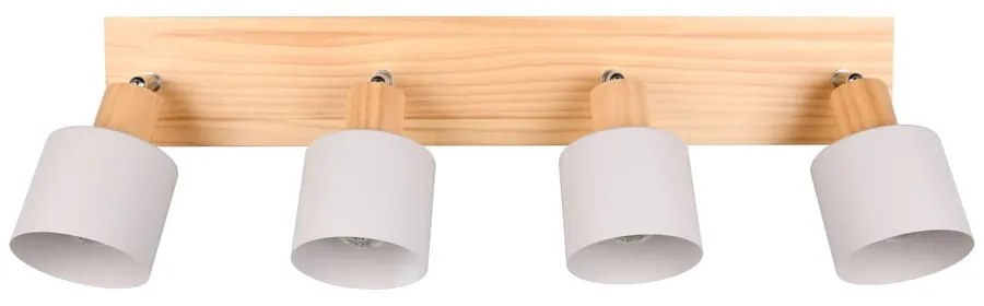 Biało-naturalna lampa punktowa ø 9 cm Shanti – Trio