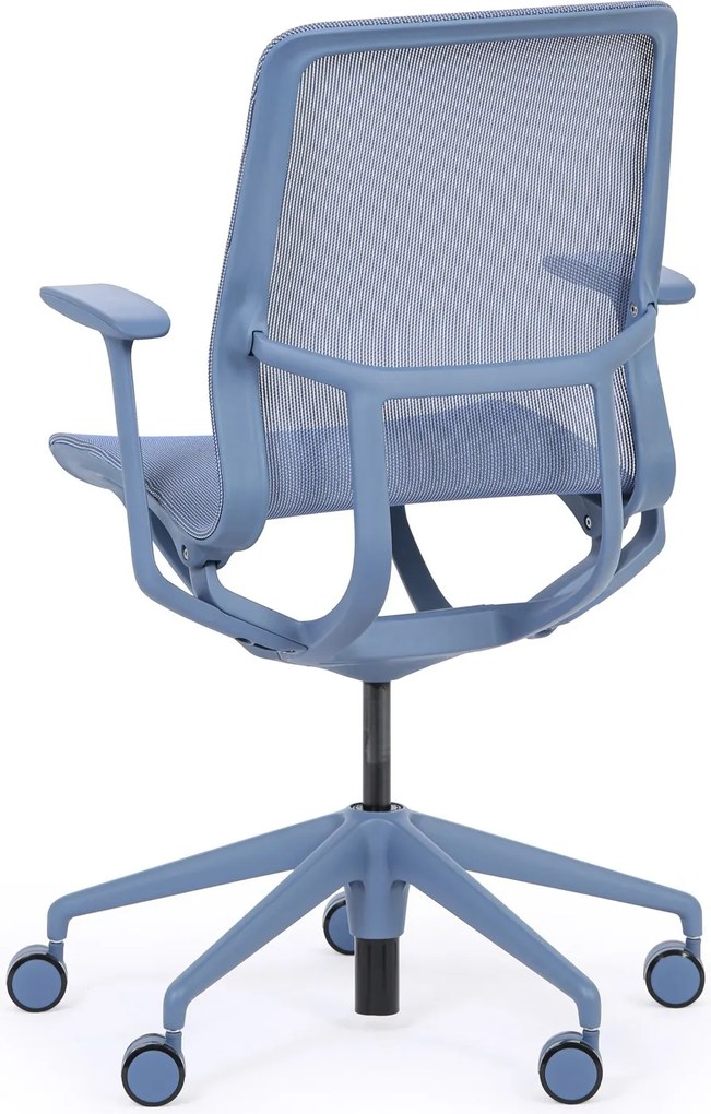 Krzesło biurowe ELVI, niebieski
