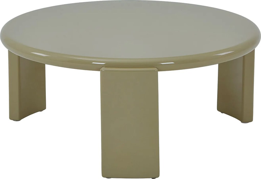 Stolik kawowy MDF - Zielony błyszczący - ZYRENIA