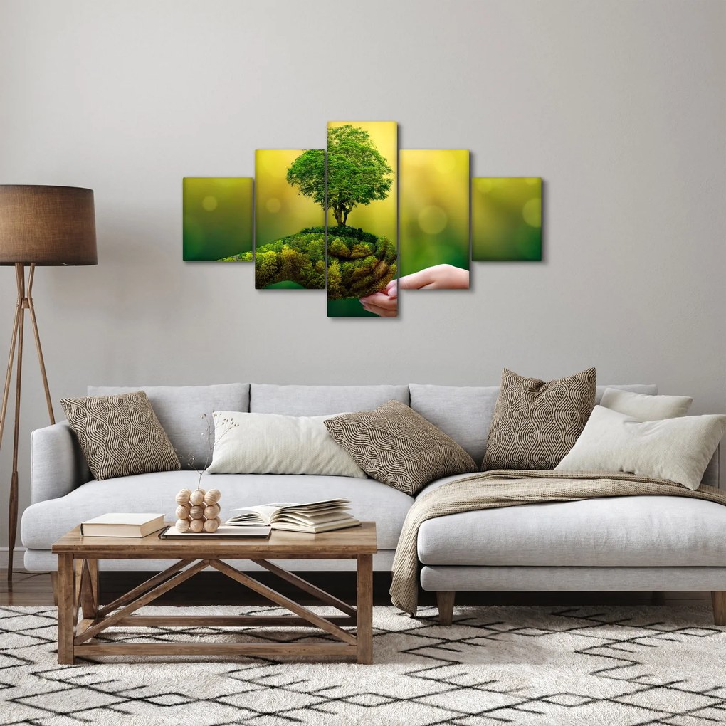Obraz - Matka ziemia (125x70 cm)