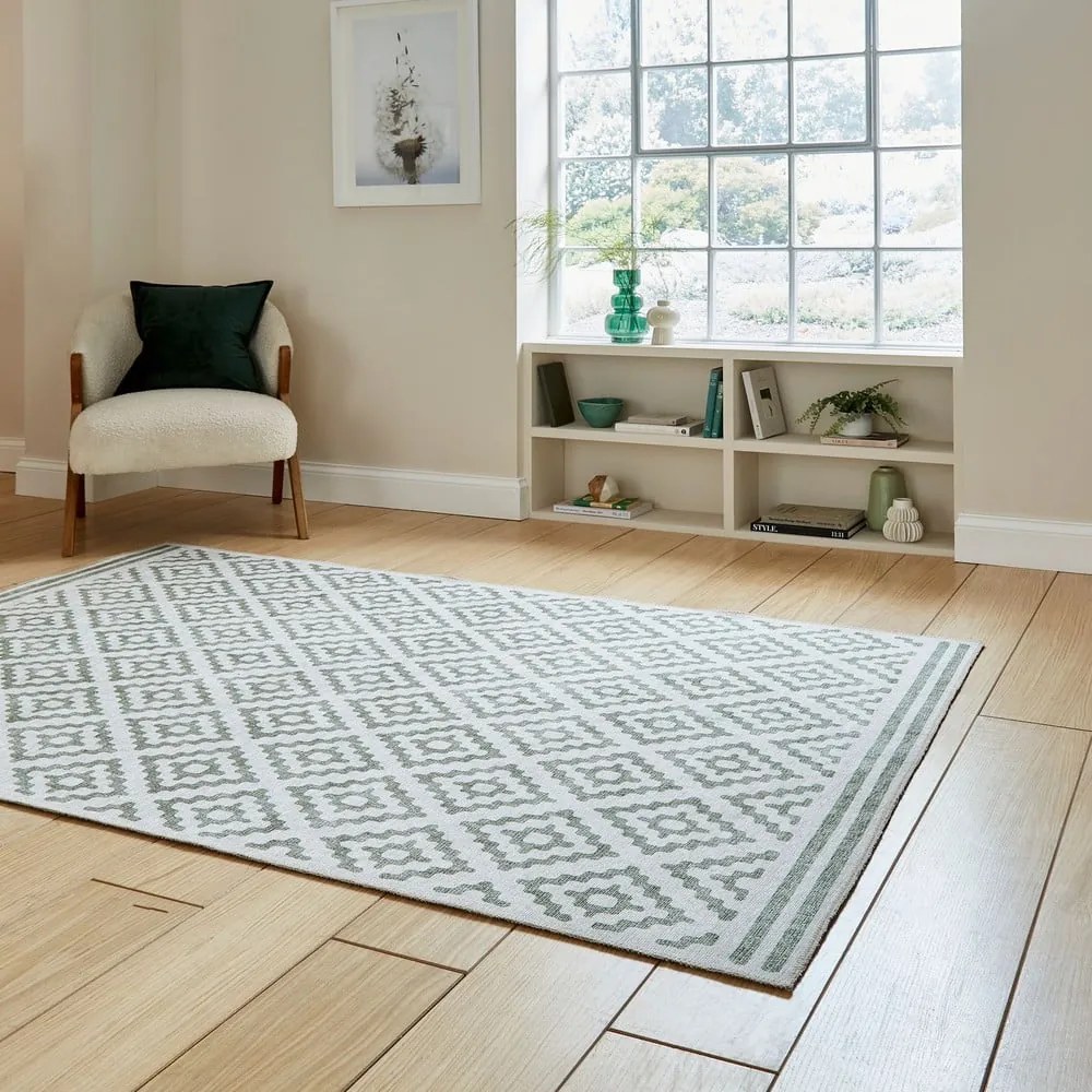 Zielony dywan odpowiedni do prania 122x170 cm Coral Green – Think Rugs