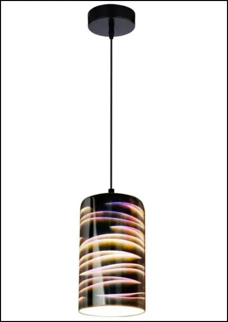 Lampa wisząca czarna podłużna - K527 N0-W31