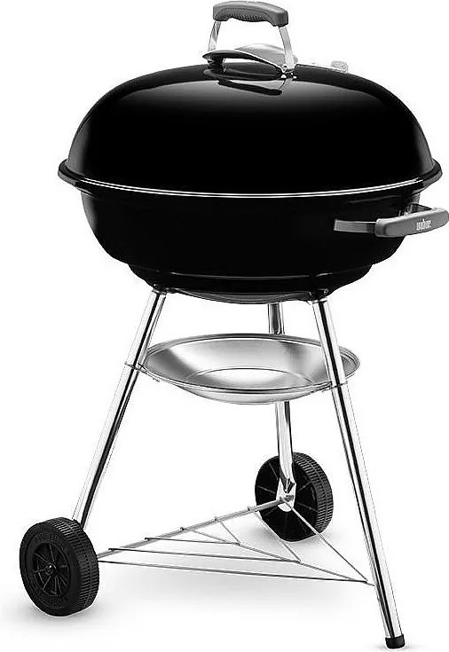 Kompaktowy Grill węglowy Weber 57cm z Wózkiem - Czarny