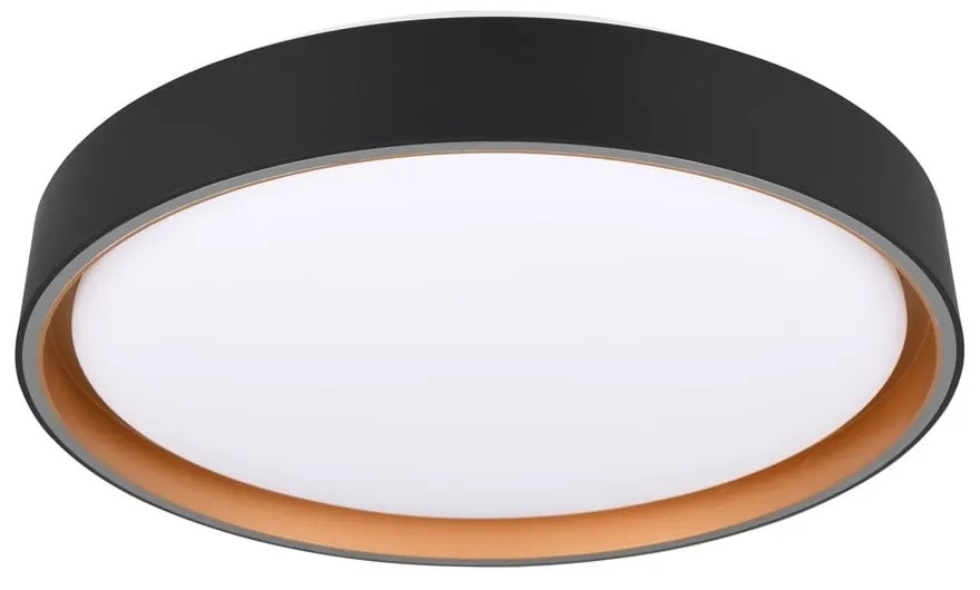 Czarna lampa sufitowa LED ø 40 cm Felis – Trio