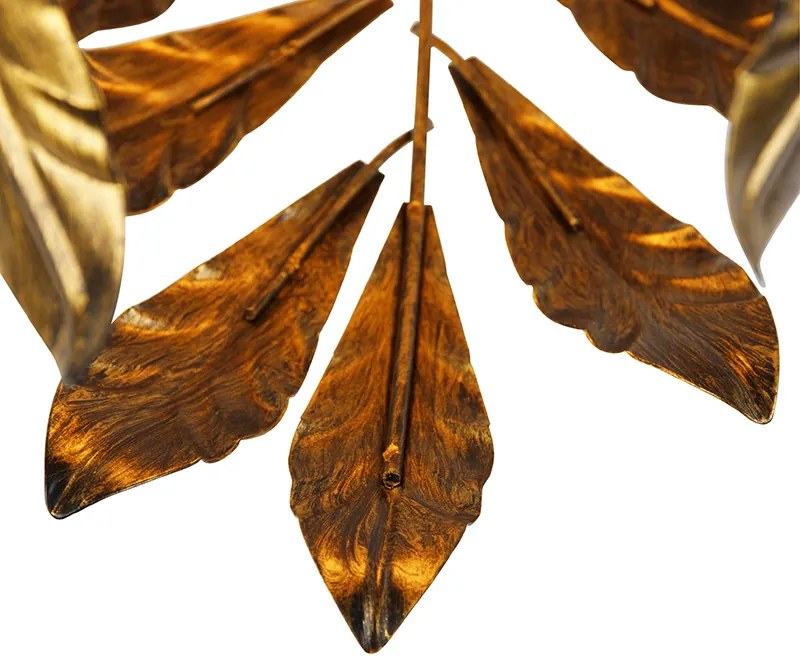 W stylu vintage lampa sufitowa antyczne złoto 30 cm - Linden klasyczny/Antyczny Oswietlenie wewnetrzne