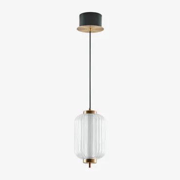 Lampa Sufitowa Wisząca Led Z Żelaza Z 1 Kulą Szklaną Necsar Złoto & B - Sklum