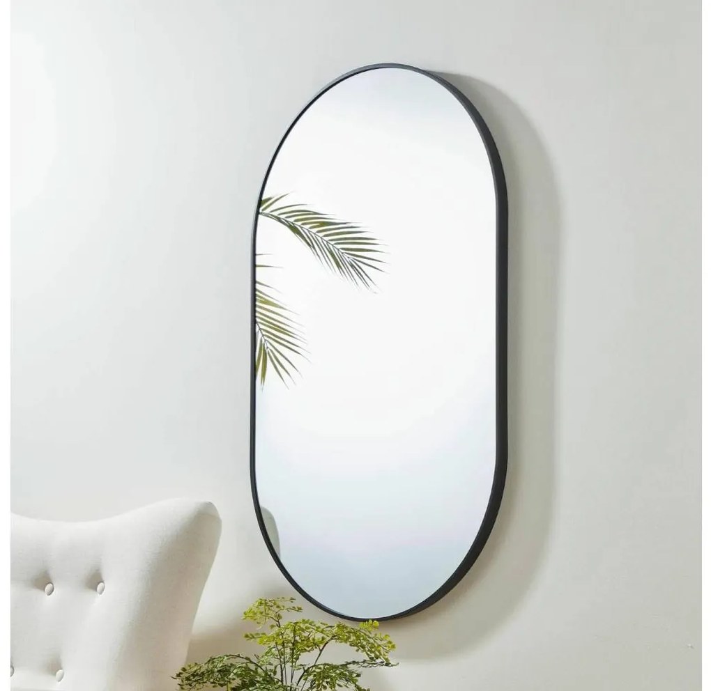 Eglo 425003 - Lustro ścienne BANI 100x60 cm czarne