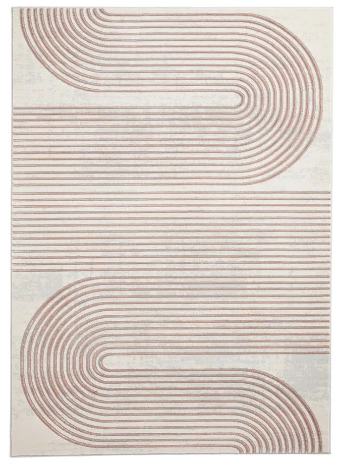 Różowo-jasnoszary dywan 200x290 cm Apollo – Think Rugs