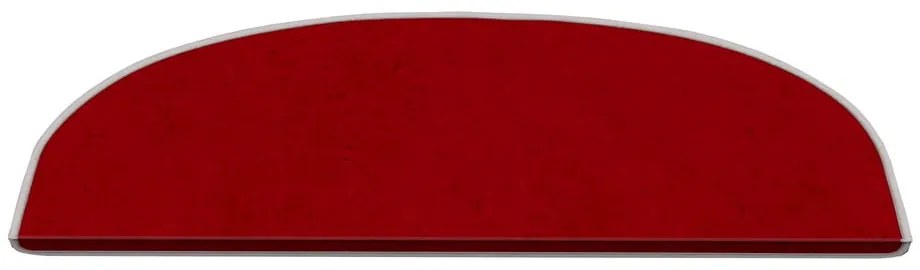 Czerwone dywaniki na schody zestaw 16 szt. 20x65 cm Plain Color – Vitaus