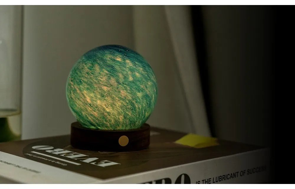 Dekoracja świetlna na USB w ciemnym naturalnym kolorze ø 8 cm Galaxy Breeze – Gingko