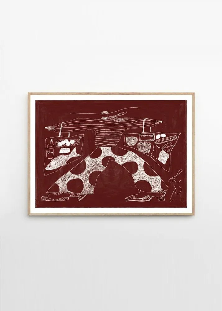 Plakat 70x50 cm Sam Shopping – Lucia Tuffley – The Poster Club