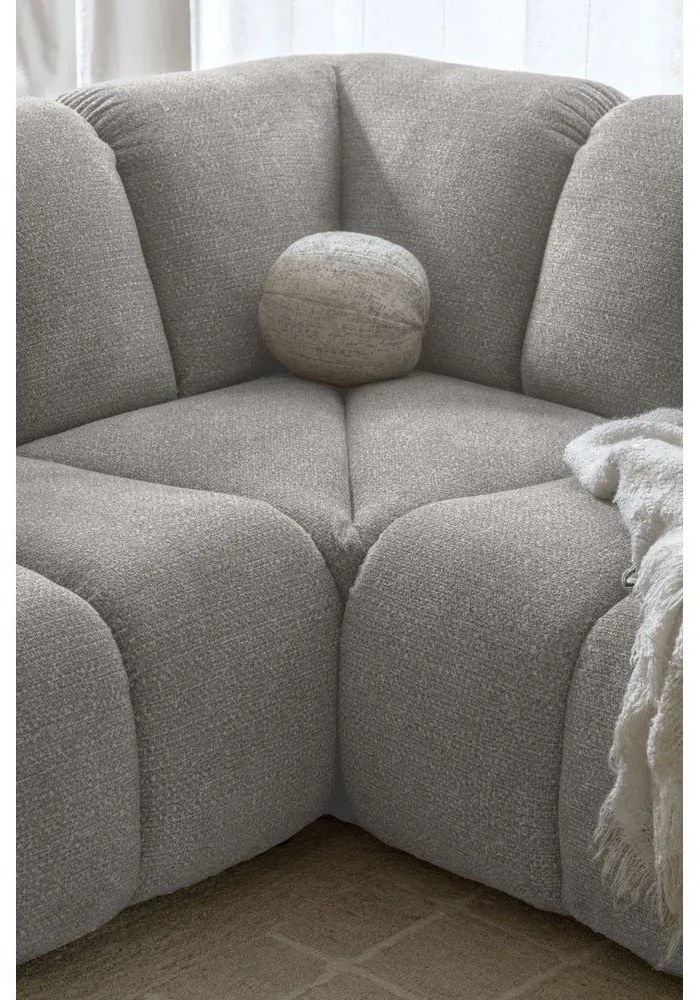 Jasnoszary narożnik (prawostronny/w kształcie litery L) Shell – Miuform