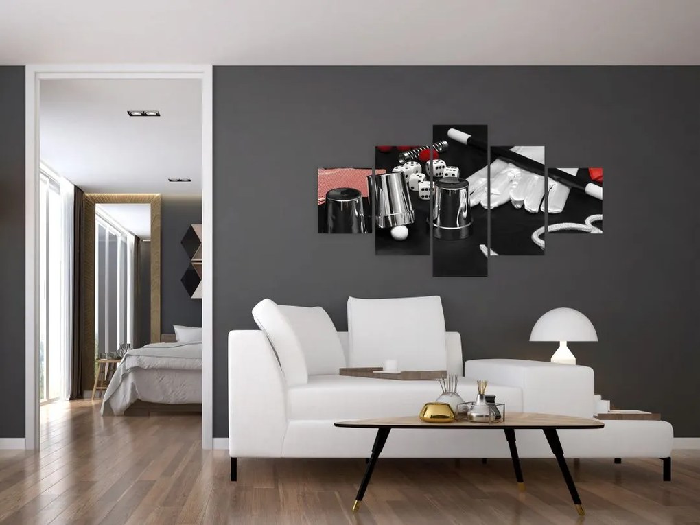 Obraz rzeczy magika (125x70 cm)