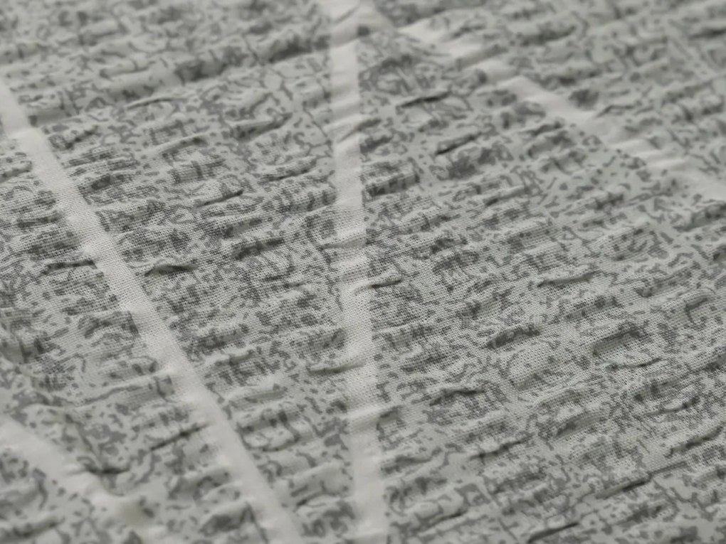 PrzytulneMieszkanie.pl PrzytulneMieszkanie.pl Pościel z kory z bawełny renforcé GRAY STRIPES szare Rozmiar pościeli: 70 x 90 cm | 140 x 200 cm