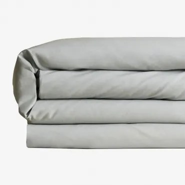 Poszwa Na Kołdrę Z Perkalu Bawełnianego O Gęstości 180 Nici Na Łóżko 90 Cm Agassi Sky Blue & Łóżko 90 Cm (150 X 220 Cm) - Sklum